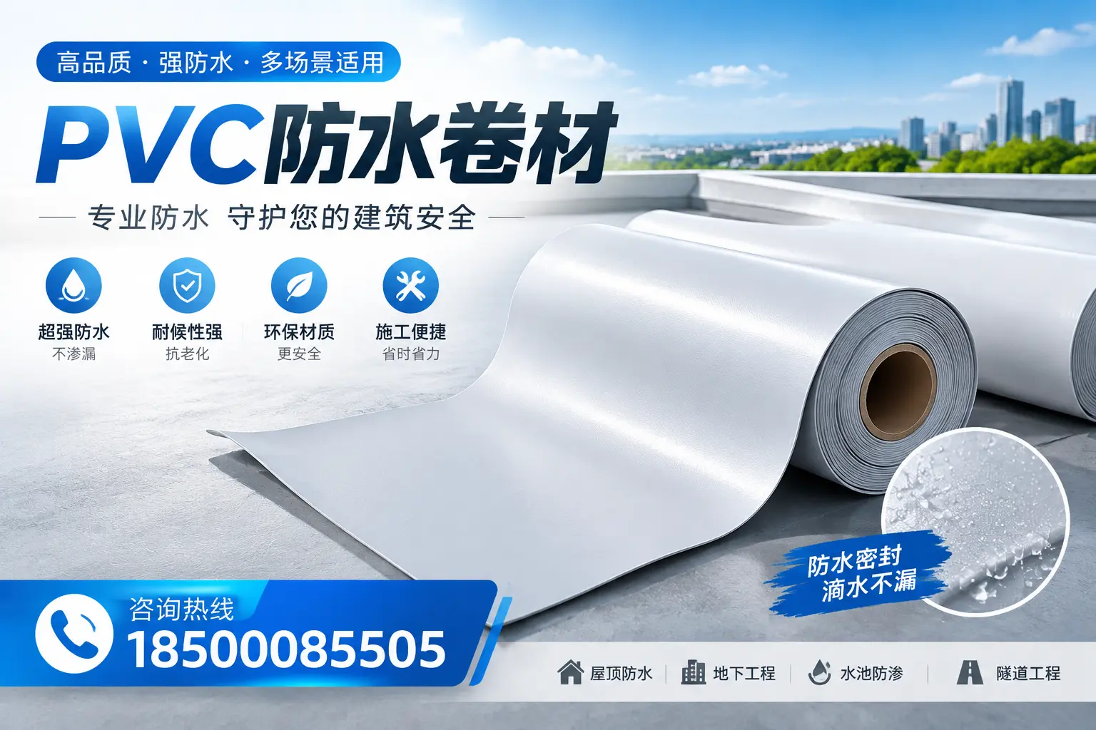 PVC防水卷材的市场竞争分析,绍兴品牌选择参考